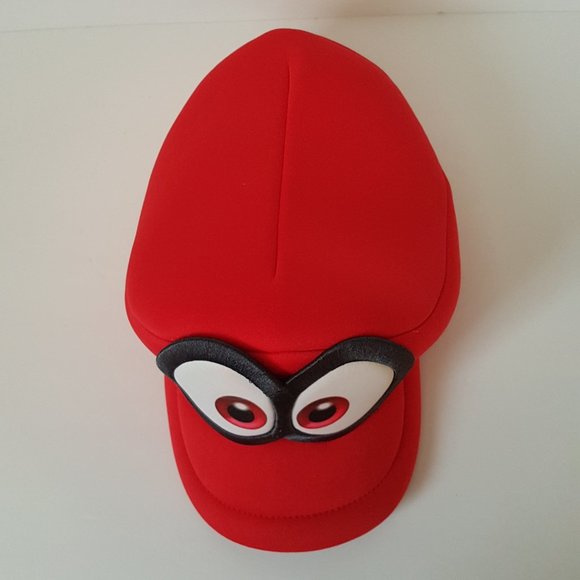 Vintage NINTENDO 2015 Super Mario Plush Toy & 2017 Super Mario Odyssey Cappy Hat - Picture 15 of 16